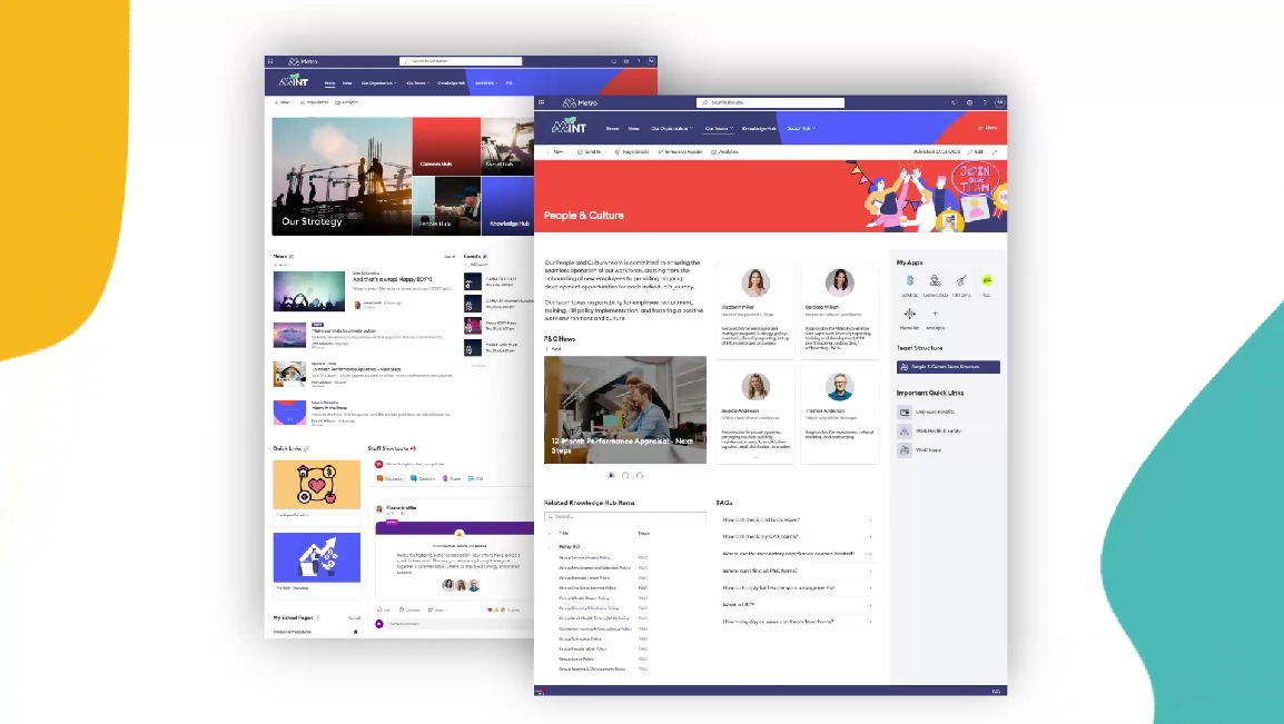 Exploring top SharePoint design trends: a visual guide to the latest features and enhancements