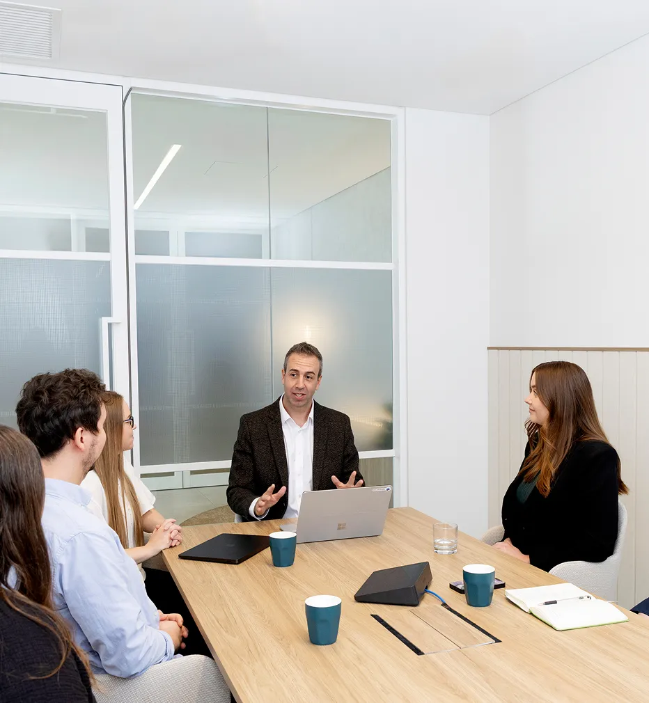 Consultant Discussing a topic